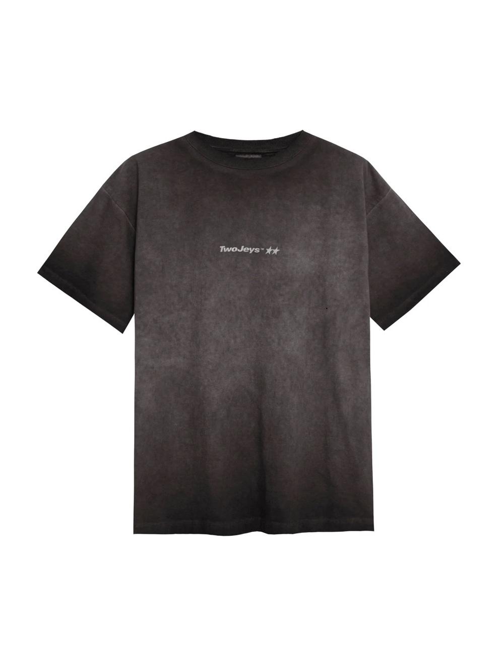 TWO JEYS Iconic Washed Black T-Shirt